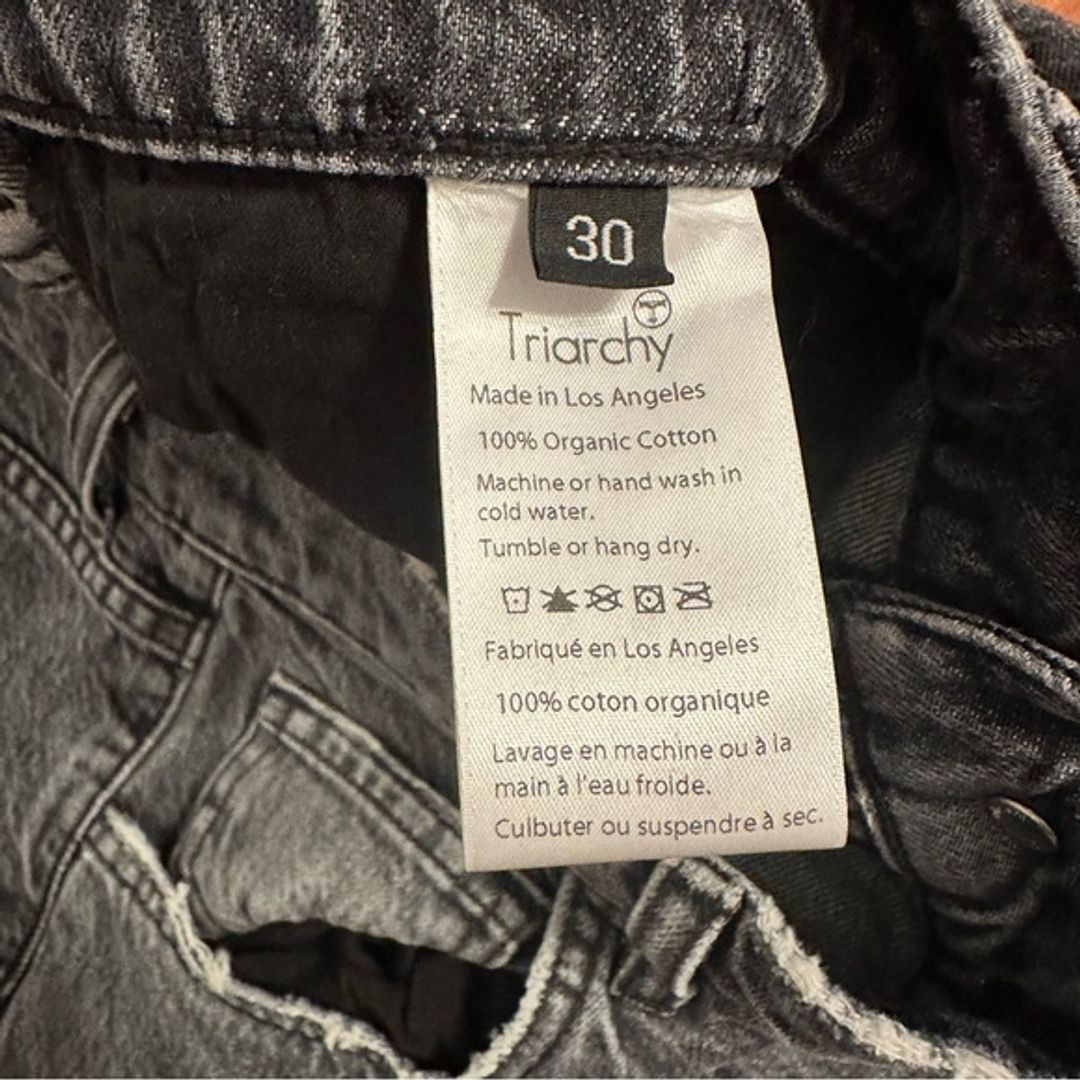 Triarchy High Waisted Straight Leg Jeans