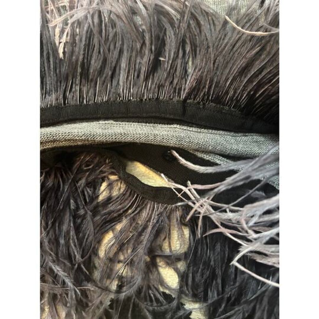 Milly Grey Sweater with Feather Trim