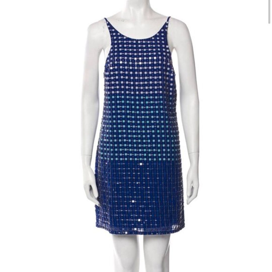 Blue Sequin Dress