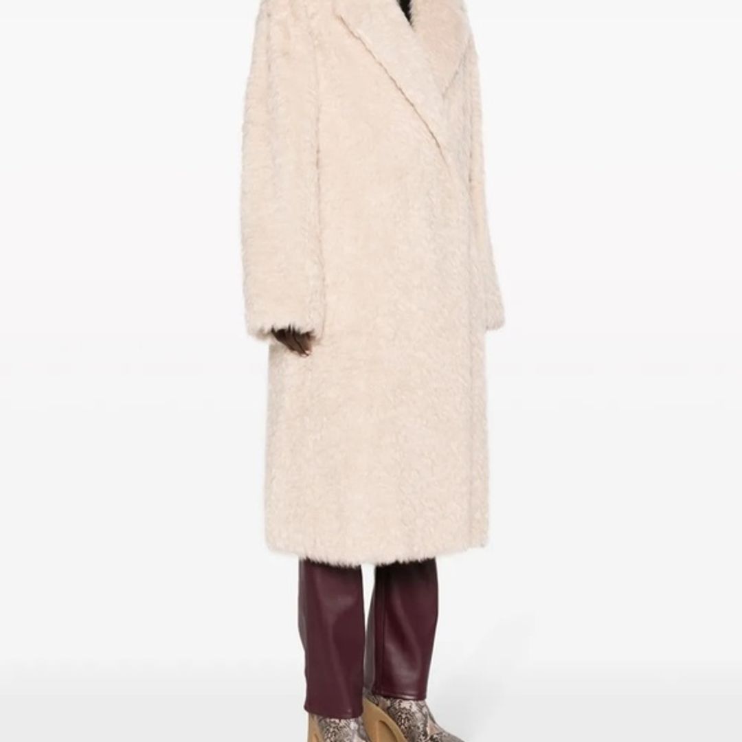 Stand Studio Camille Cocoon Faux Fur Teddy Coat