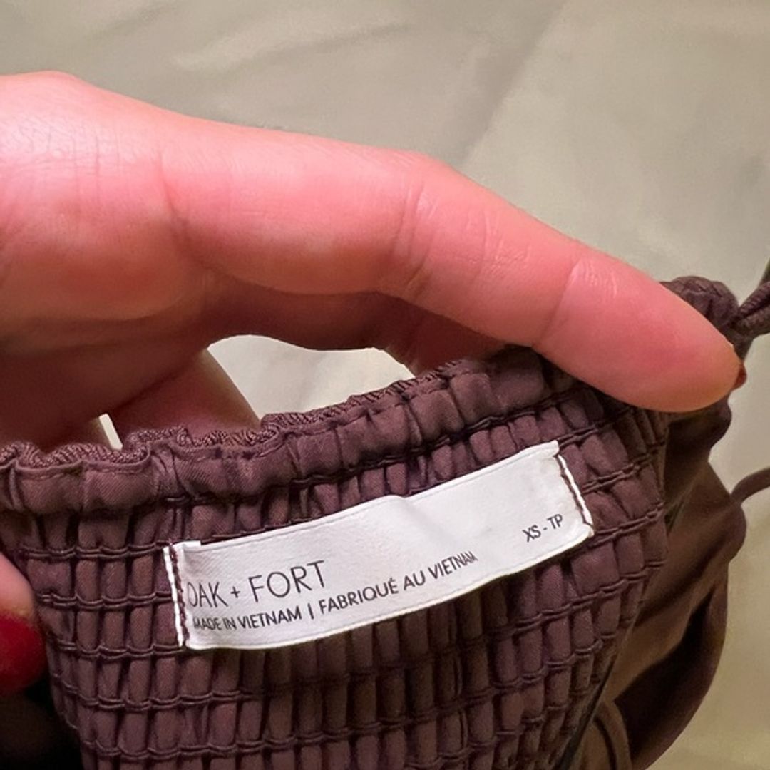 Oak and Fort Sweetheart Corset Tank