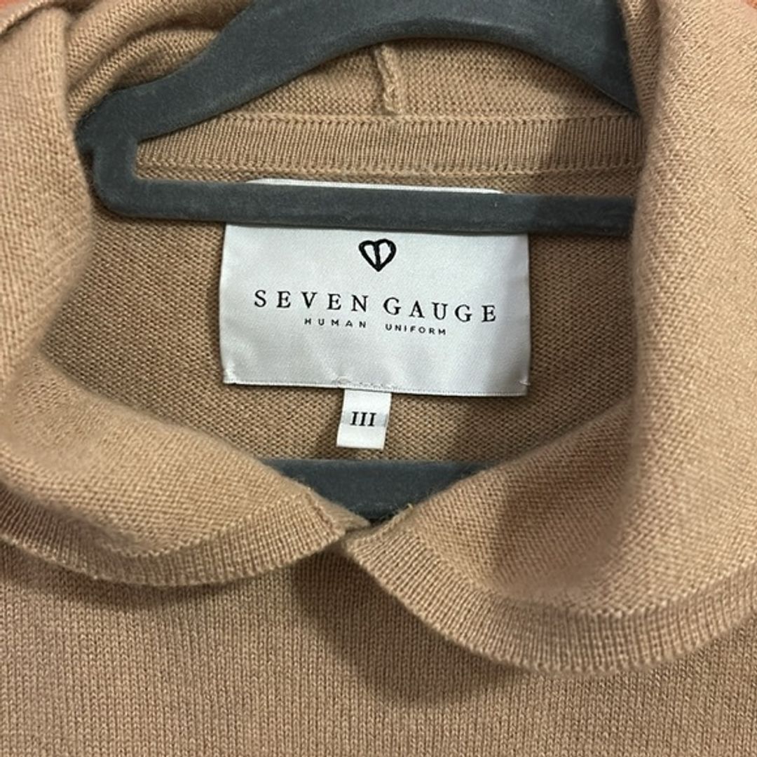 Seven Gauge Beige Cashmere Hoodie