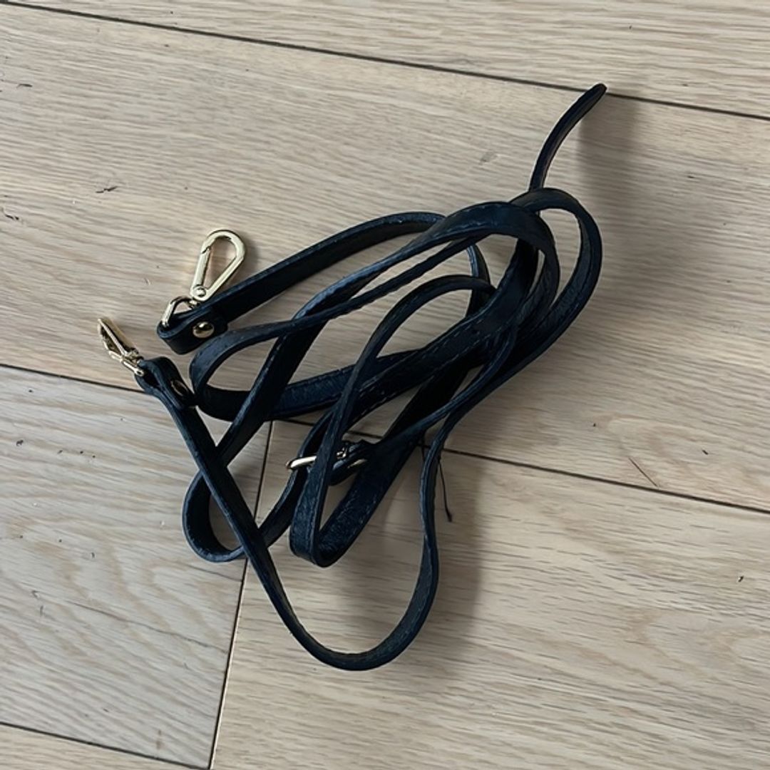 Tory Burch Coated Canvas Tote Bag in Black