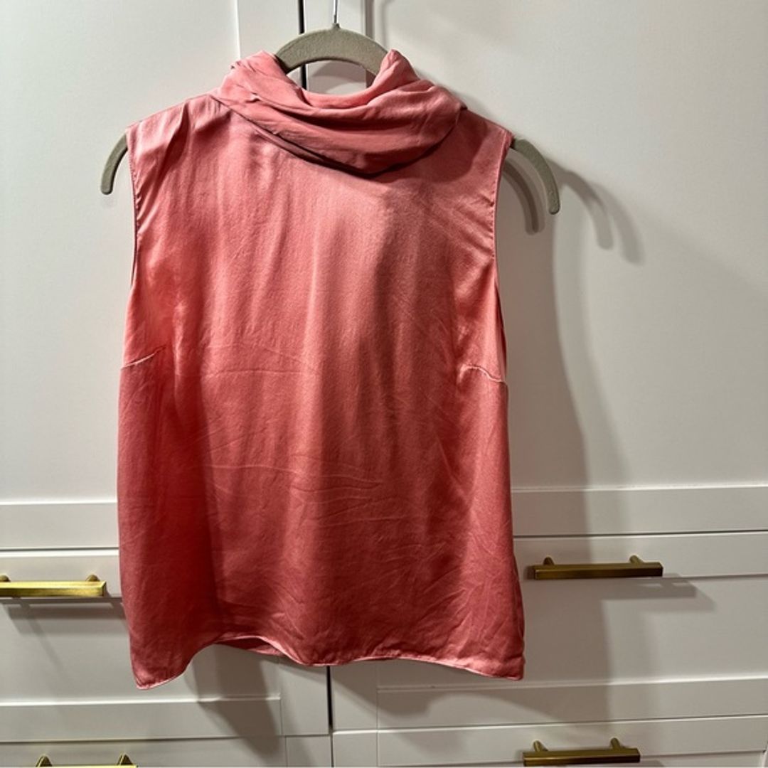 Roksanda Silk Blouse Sleeveless Tie Neck