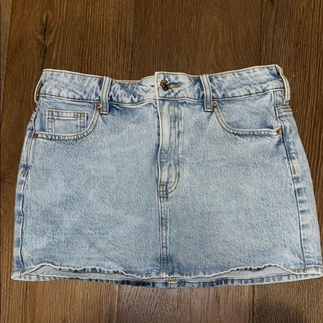 PacSun Blue Casual Mini Skirt