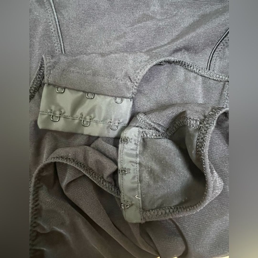 La Perla Vintage Malizia Black Mesh Nylon Lace Bodysuit