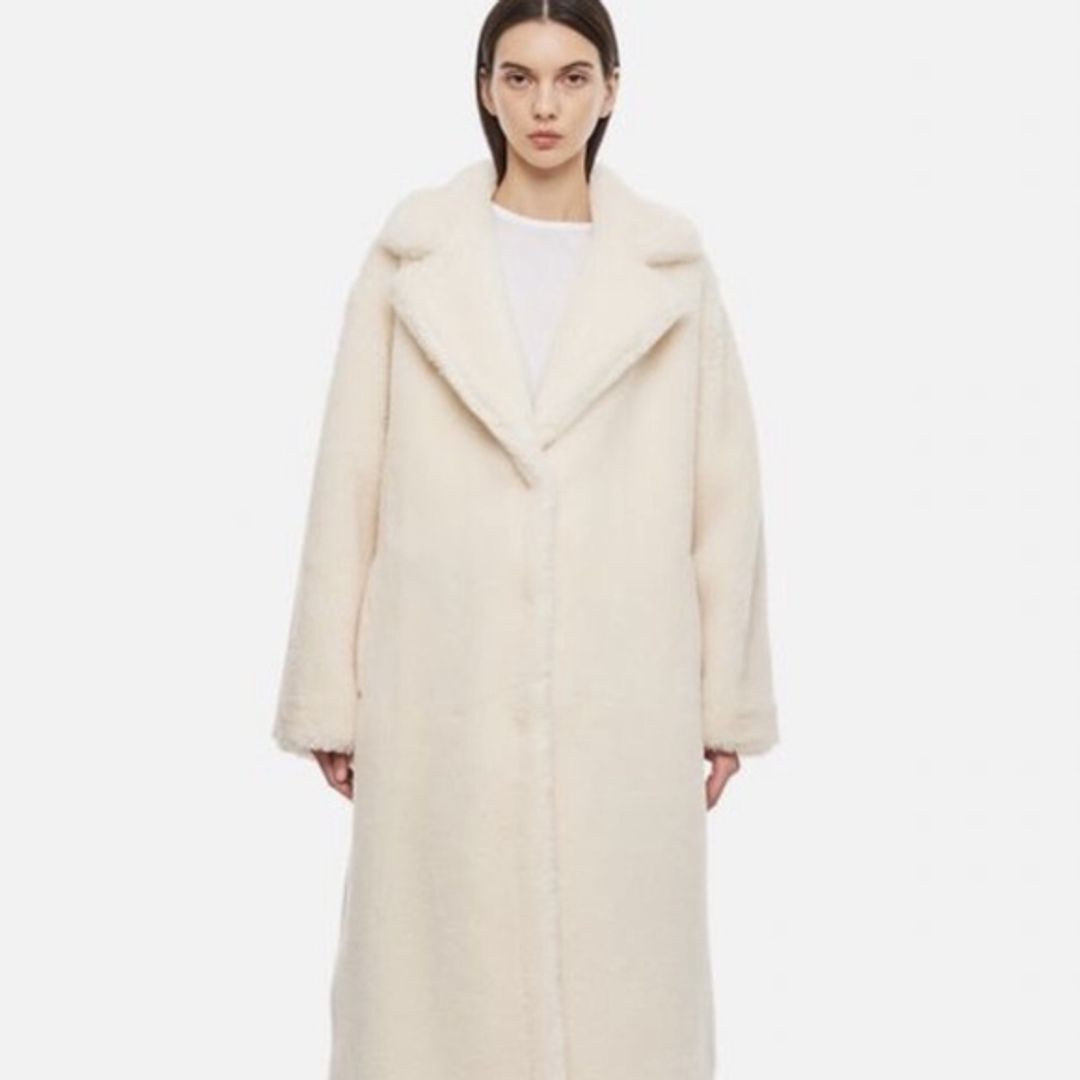 Stand Studio Camille Cocoon Faux Fur Teddy Coat