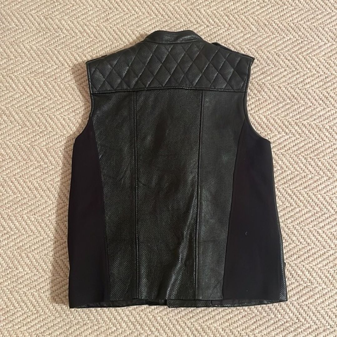 Sea New York Leather Moto Vest