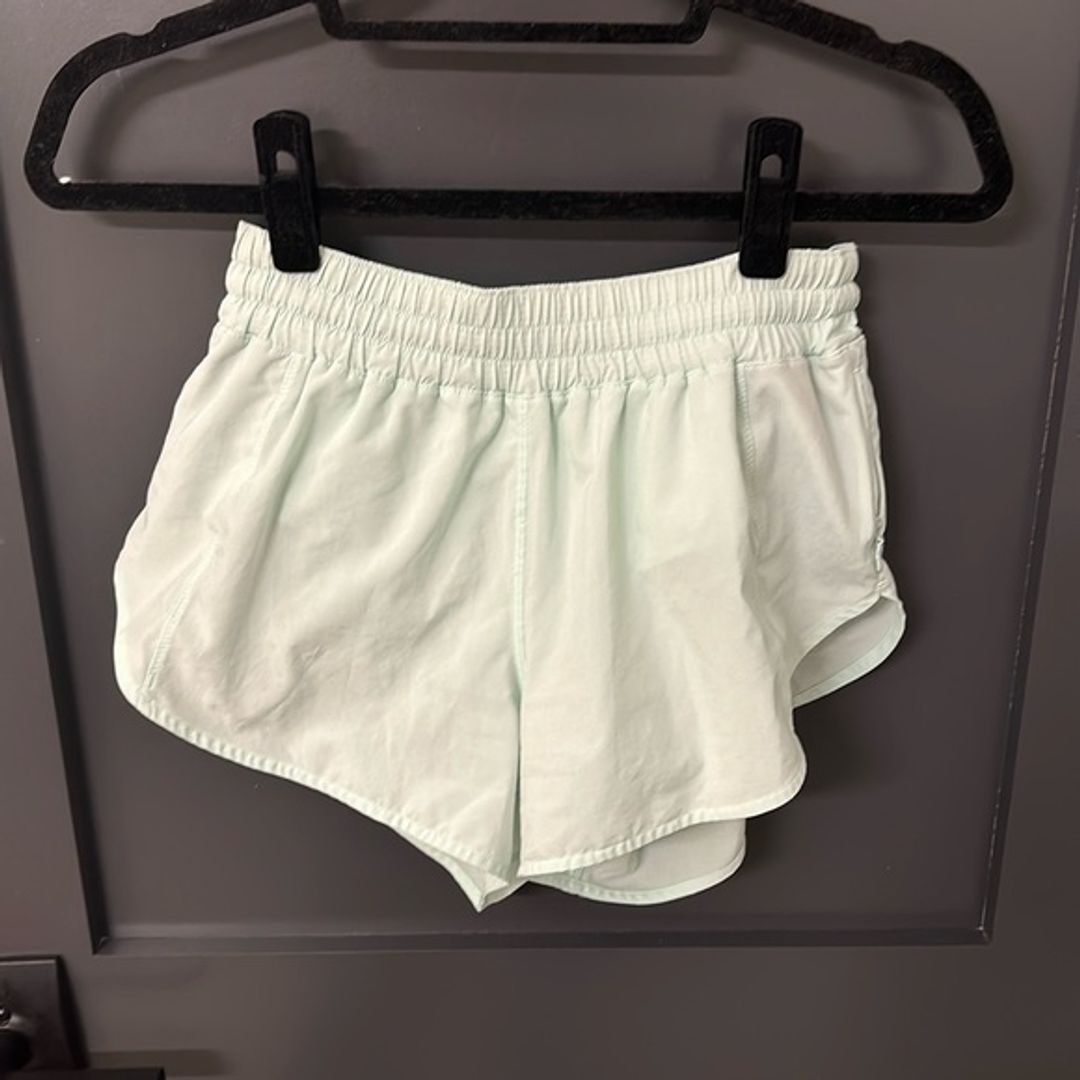 Light blue lululemon shorts