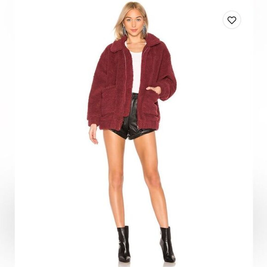 I.AM.GIA "Pixie Jacket" in burgundy size small! SOLD OUT ONLINE