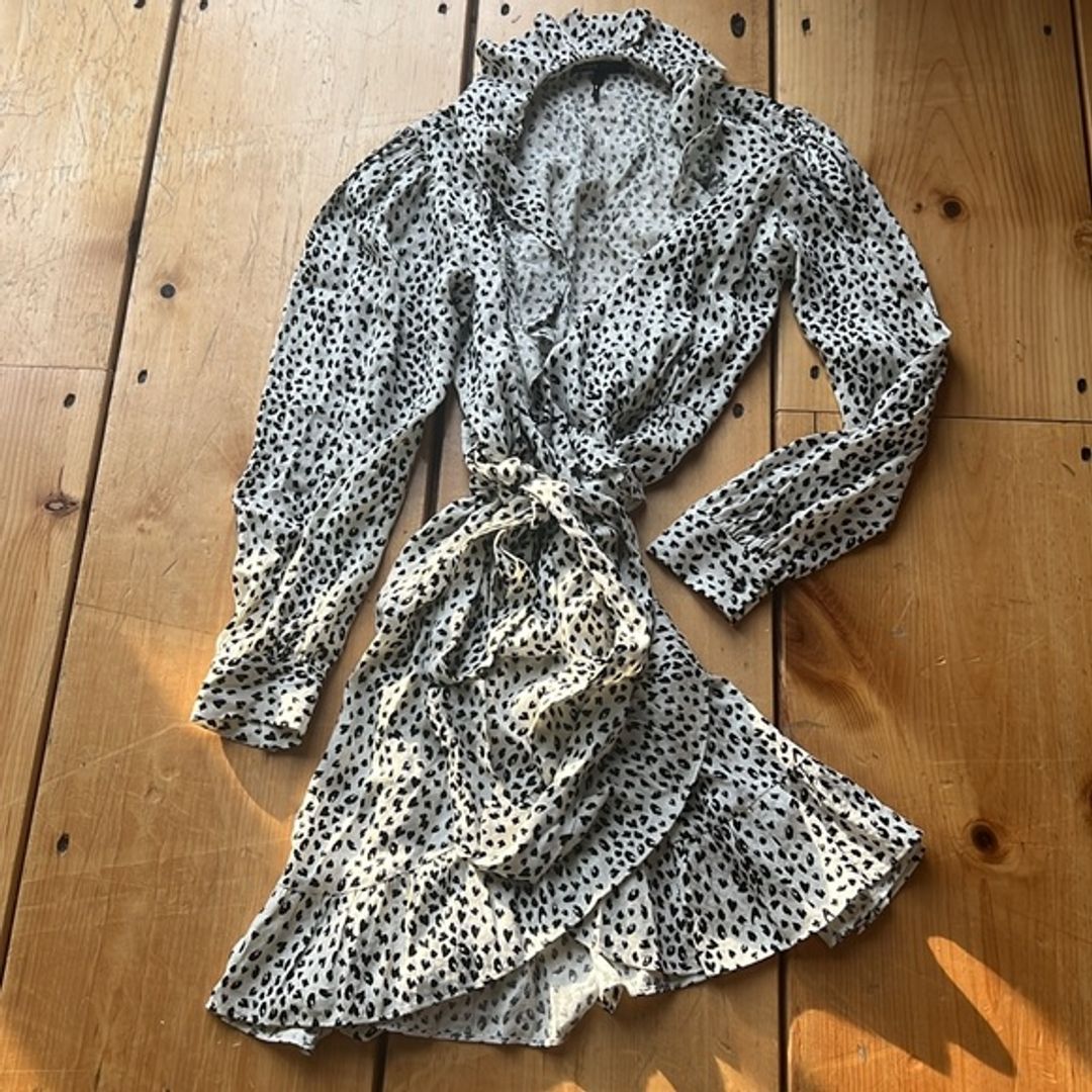 Maje Rosana Leopard Dress