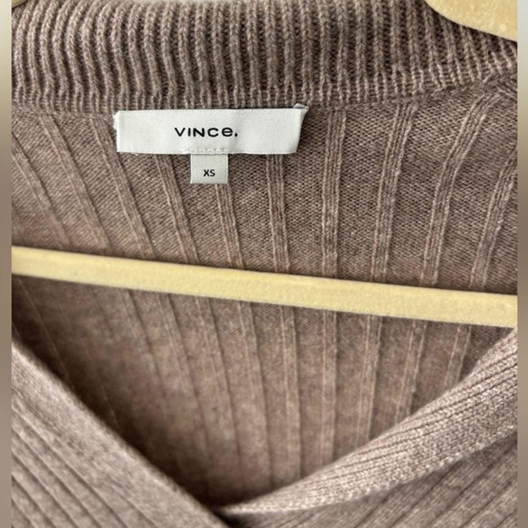 Vince Wool + Cashmere Polo Dress