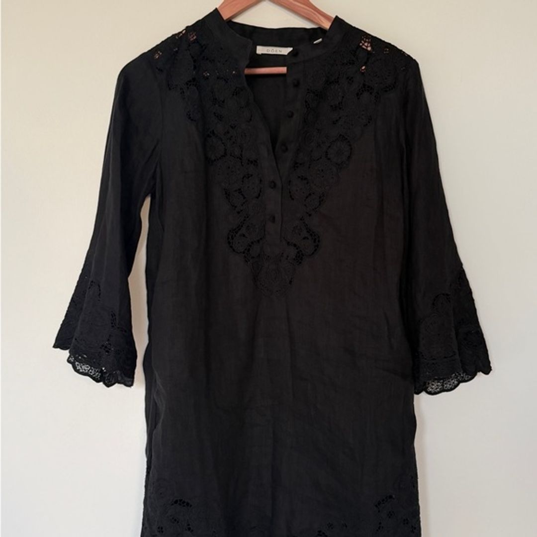 ROCHELLE DRESS -- BLACK