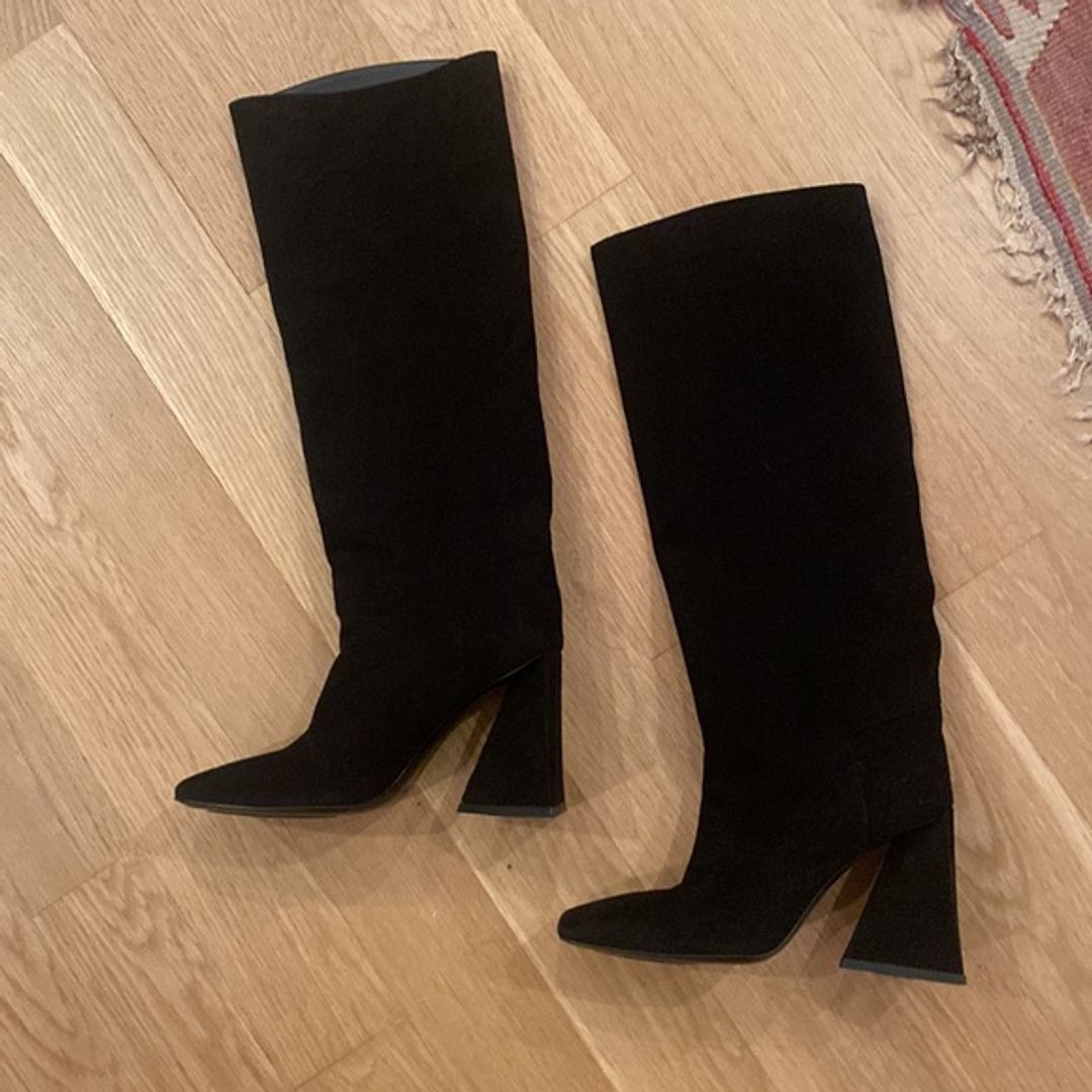 Devon Suede Knee-High Boots