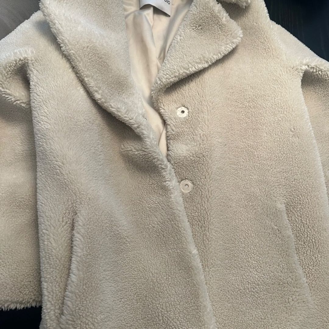 Stand Studio Camille Cocoon Faux Fur Teddy Coat