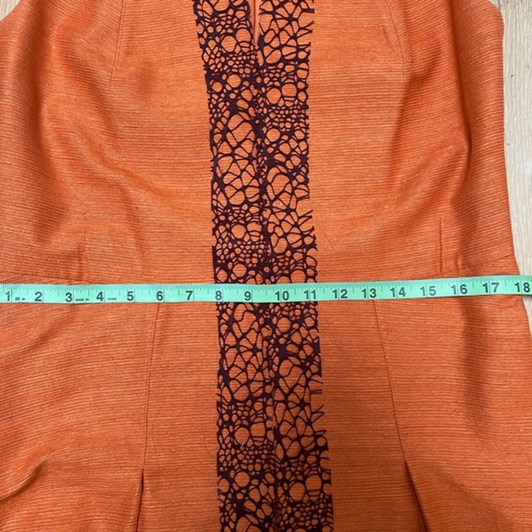 Akris Punto Vintage Silk Pleated Flared Dress