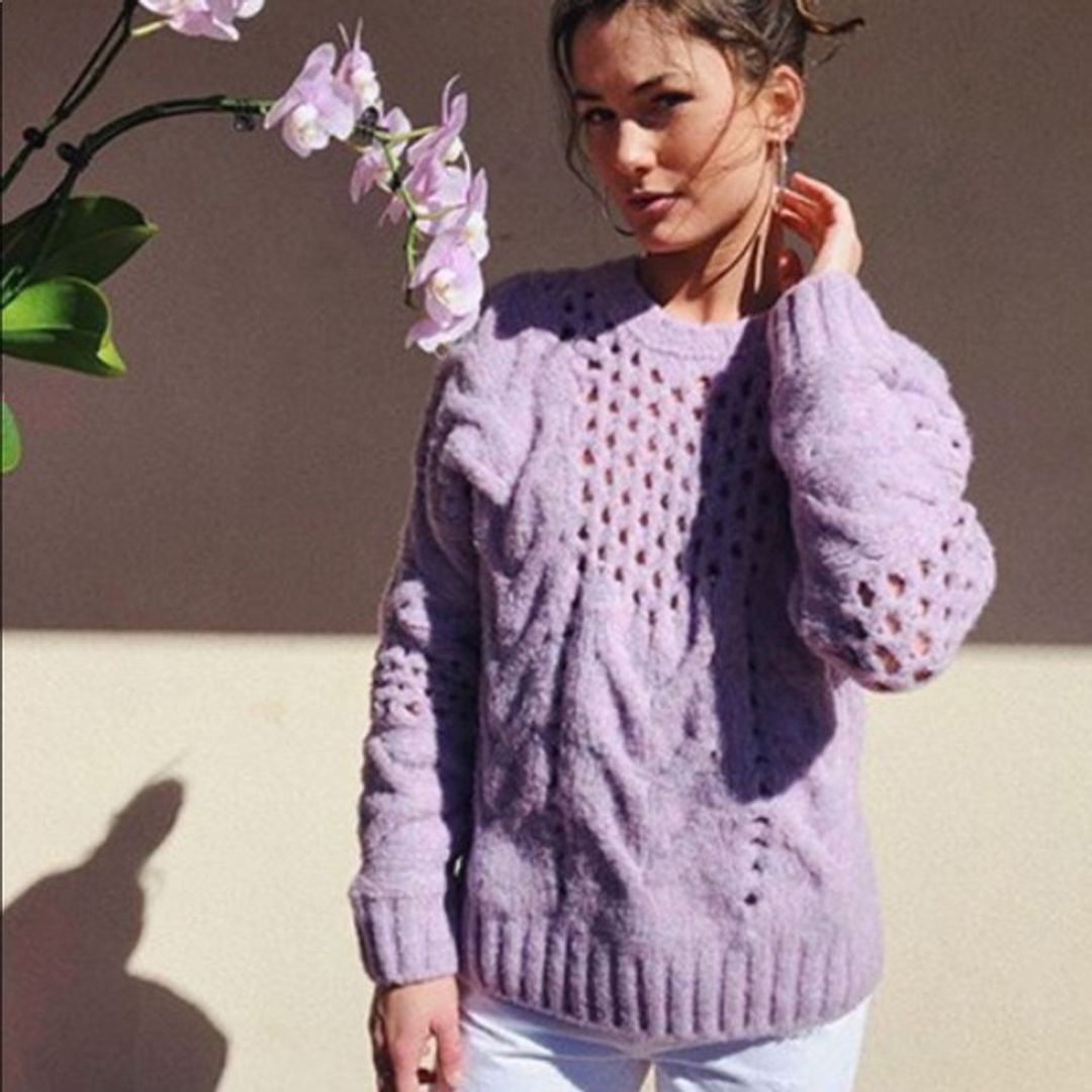 Iro Fordon Sweater Lilas Small