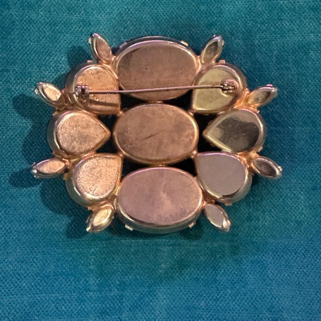 VTG Crystal Brooch