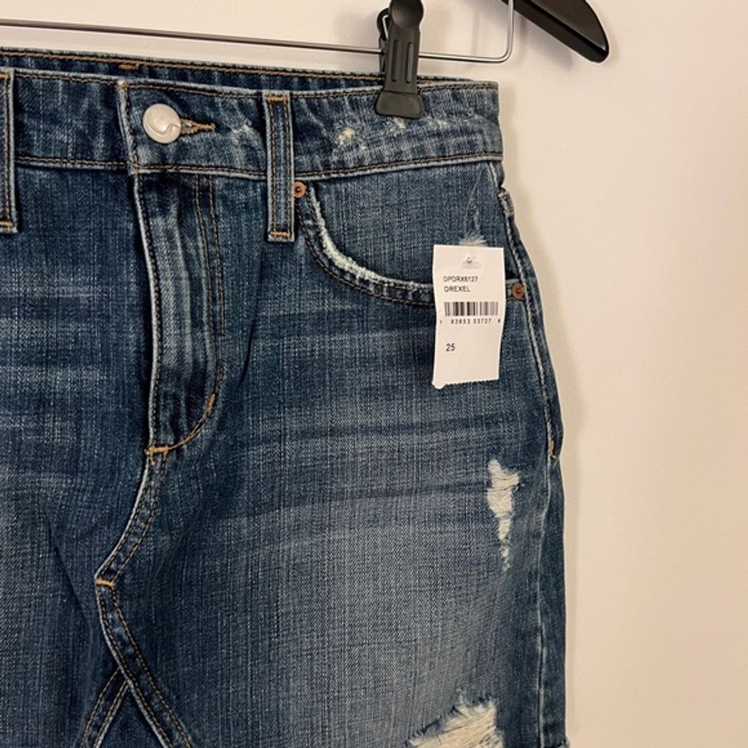 NWT Joe's Jeans High Rise Drexel Mini Denim Distressed Jean Skirt
