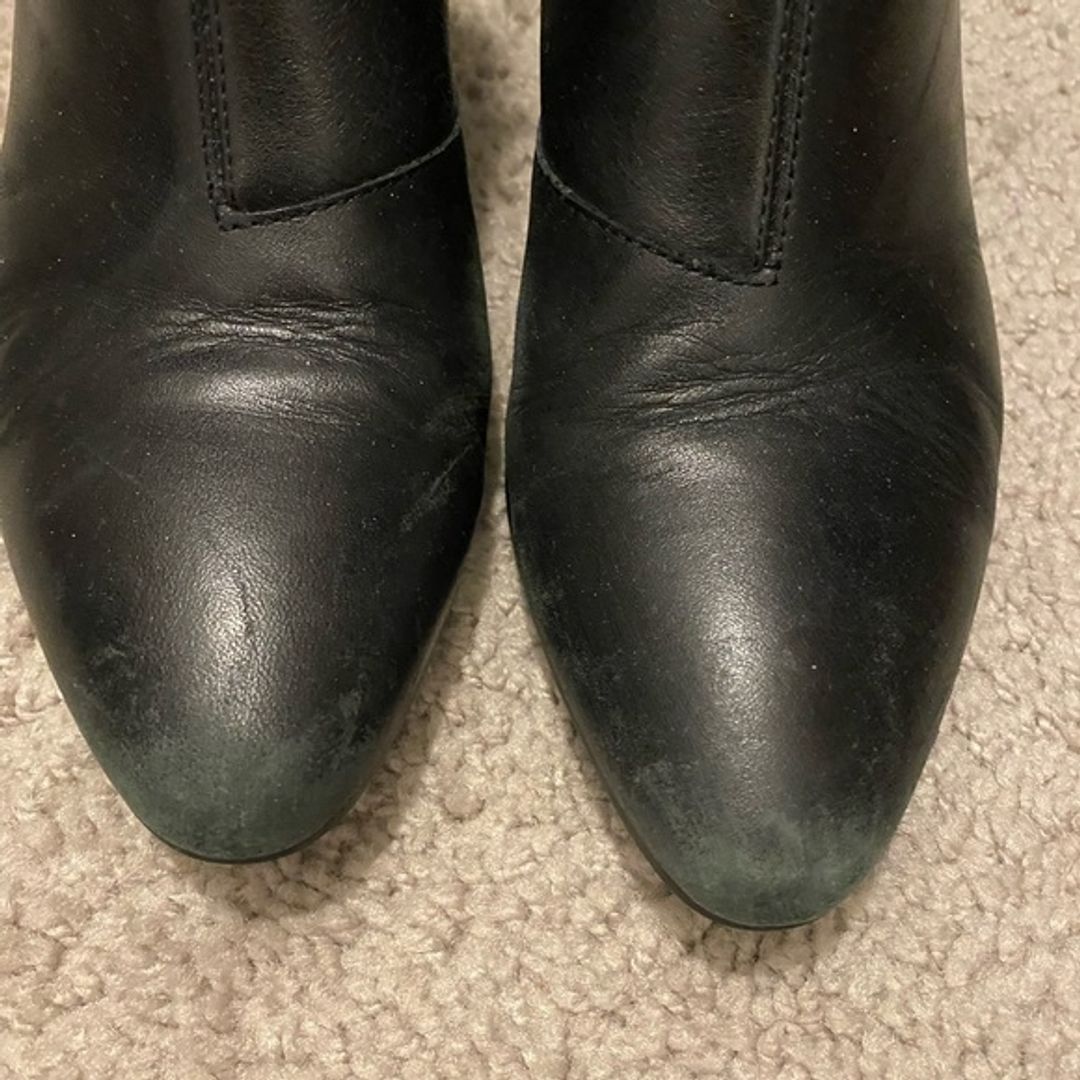 Vagabond Black Leather Booties