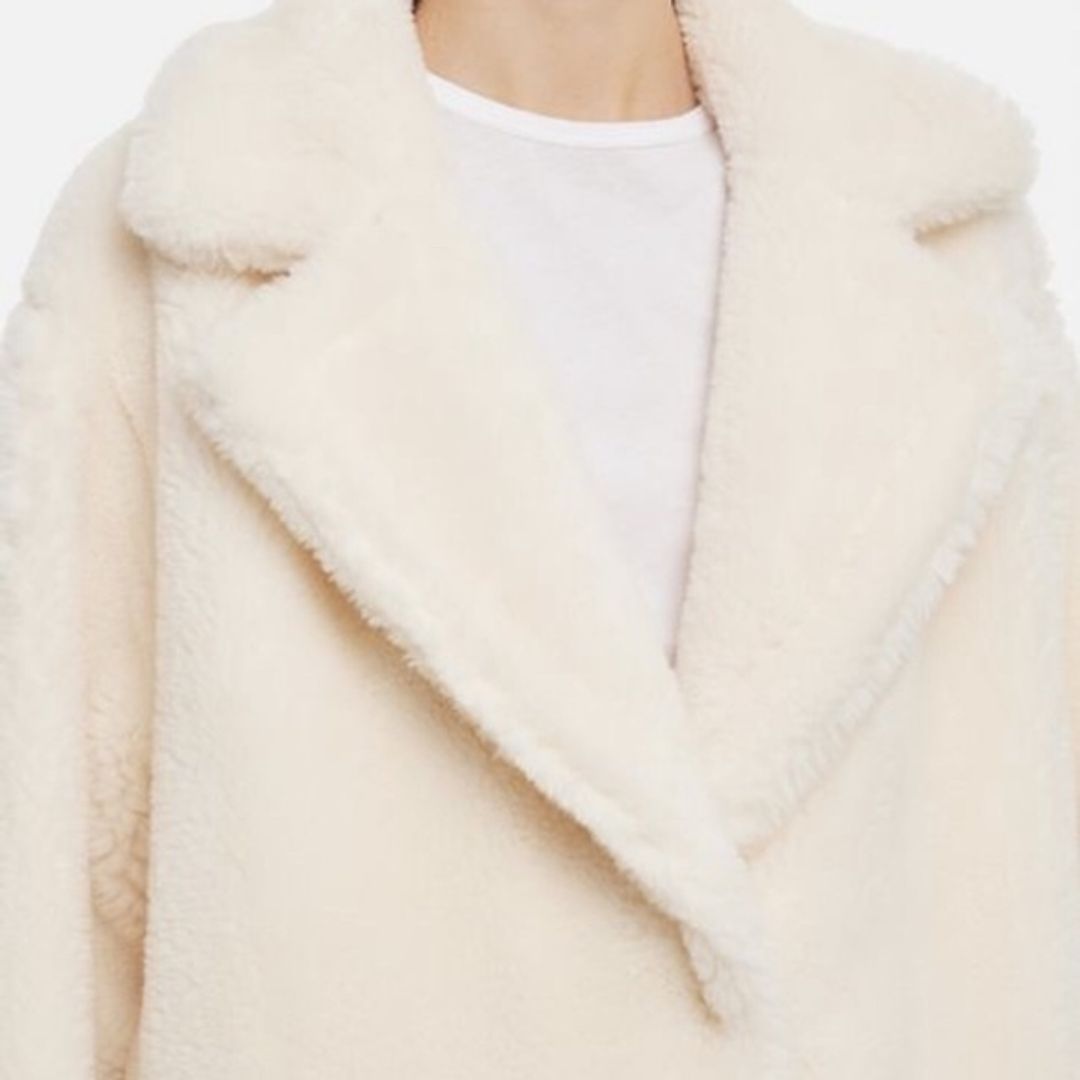 Stand Studio Camille Cocoon Faux Fur Teddy Coat