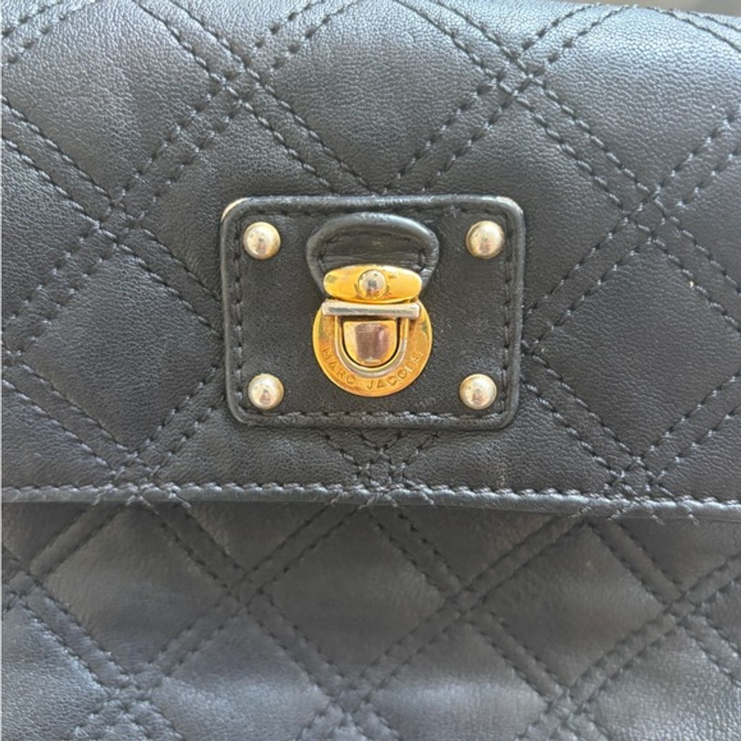 Marc Jacobs Quilted Crossbody Bag in Black