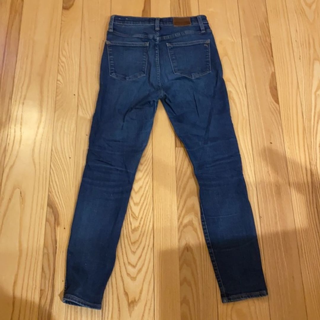Madewell High Riser Skinny Skinny Jeans in Blue