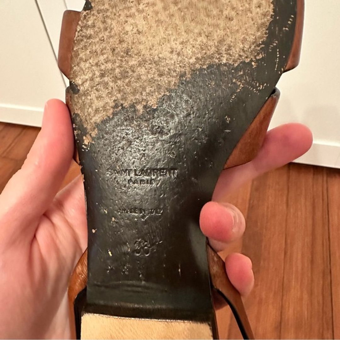 Saint Laurent Tribute Nu Pieds Slides