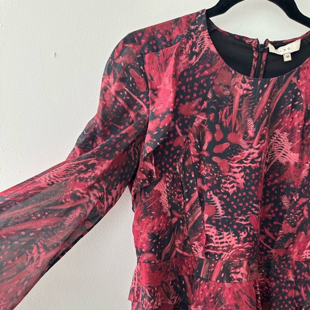 IRO printed mini dress