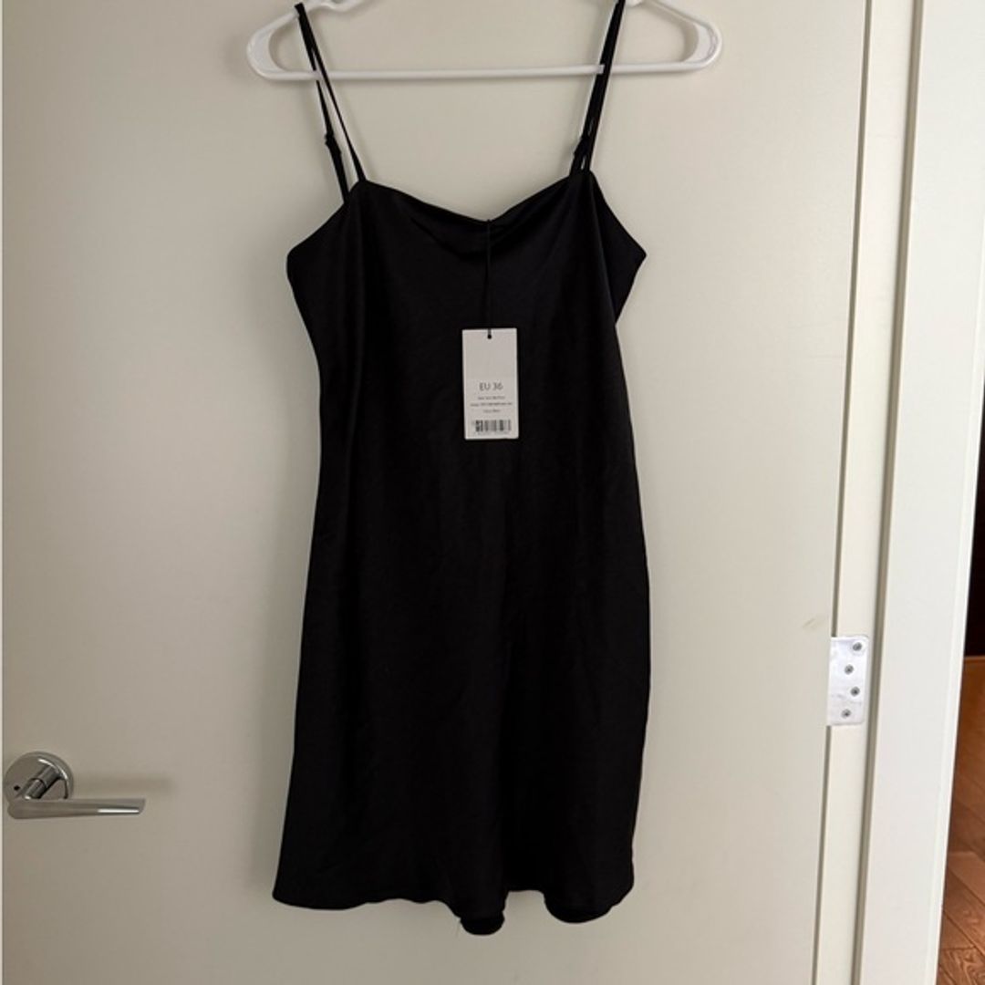 NWT NA-KD Elegant Black Mini Dress