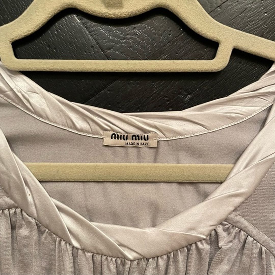 Miu Miu Silver Top