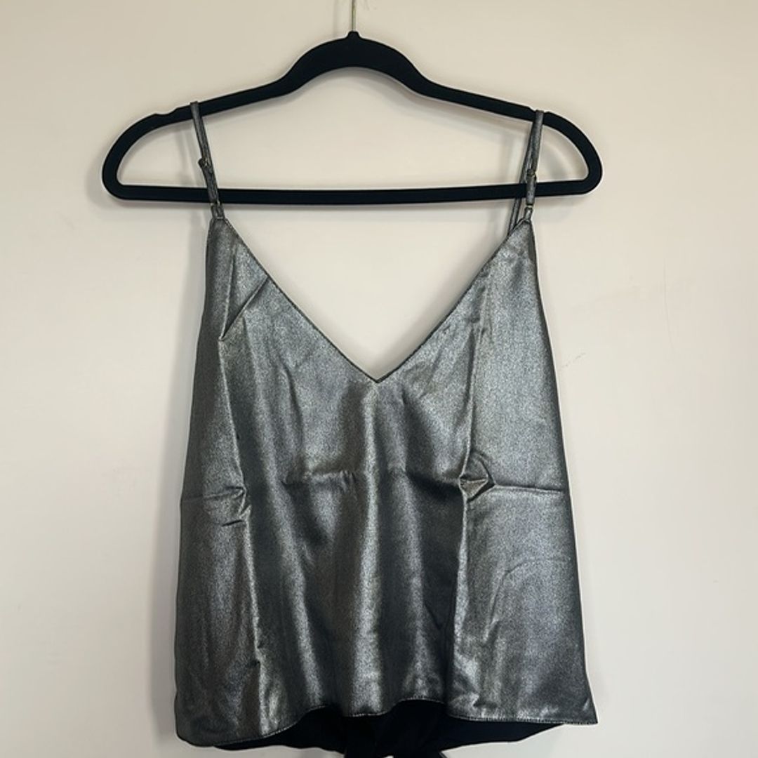 NWT Anthropologie Chloe Oliver Galaxy Cami Silver