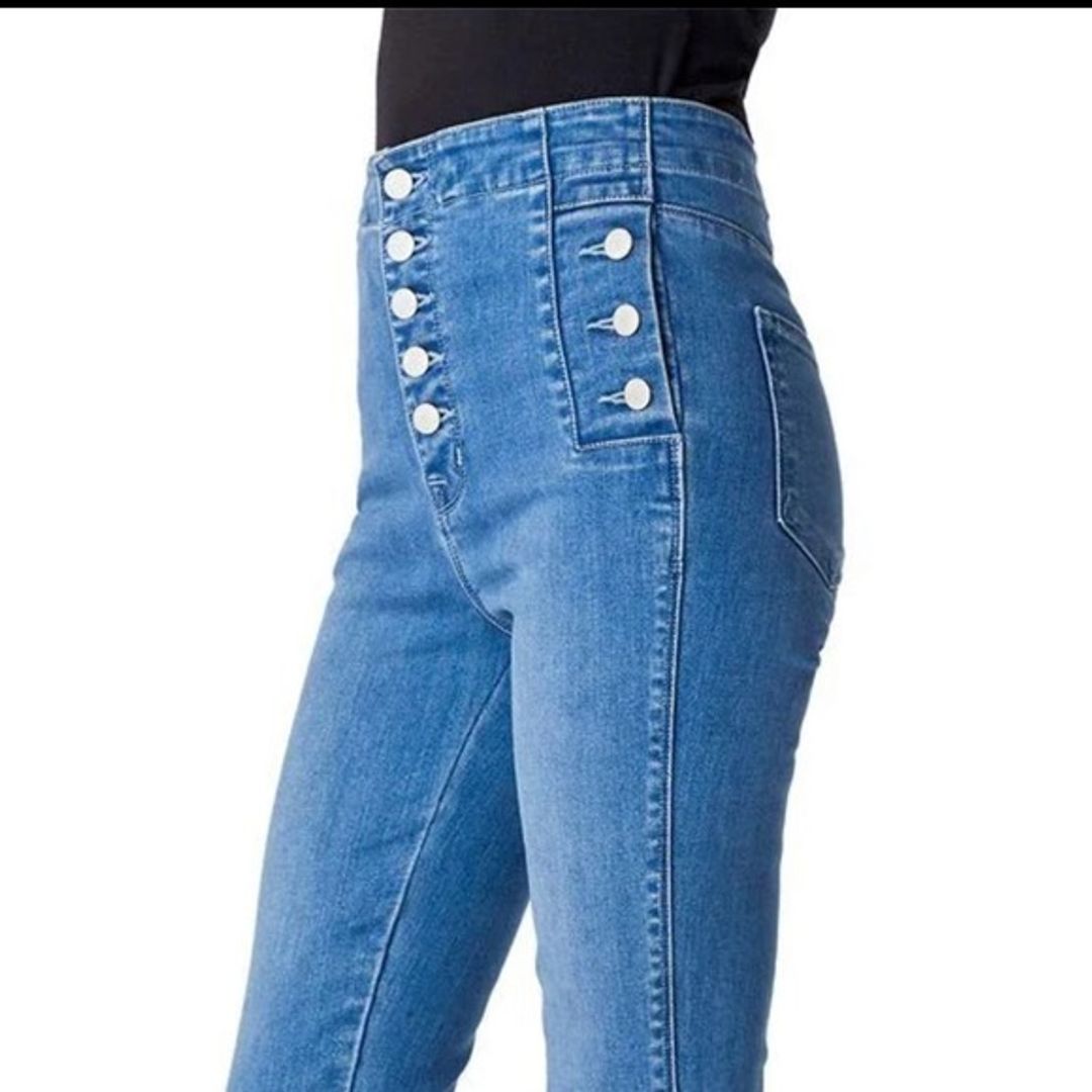 J Brand Natasha Sky High Crop Skinny Jeans
