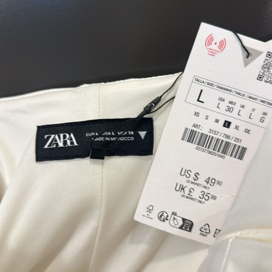 NWT Zara Cream Elegant Dress