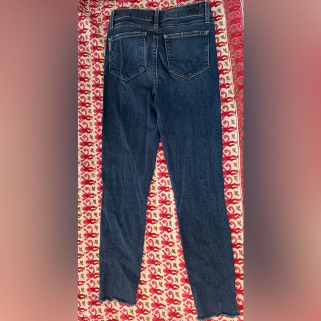 Paige Jeans Dark Wash Frayed Hem