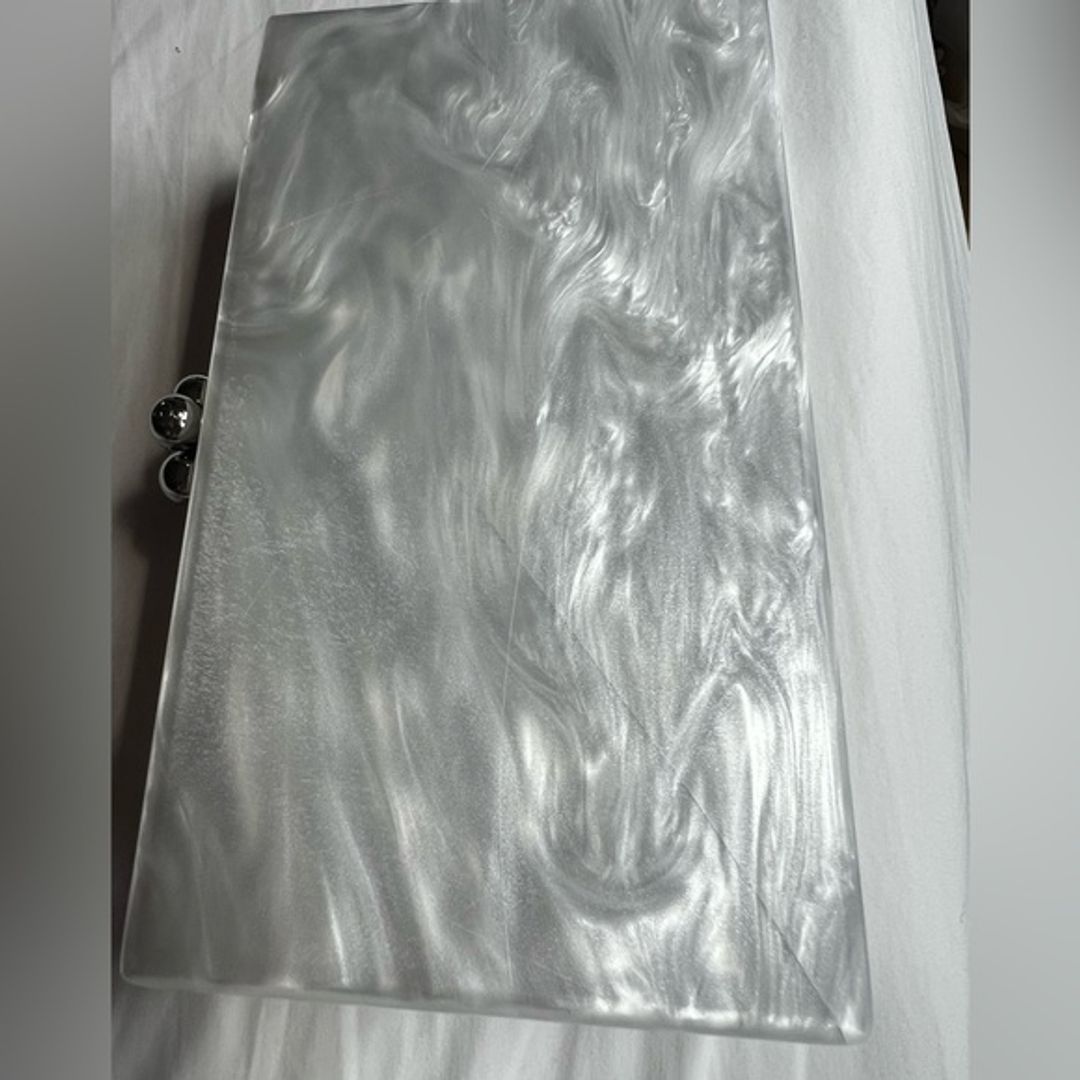 Edie Parker Mrs. Acrylic Shoulder/Clutch Bag