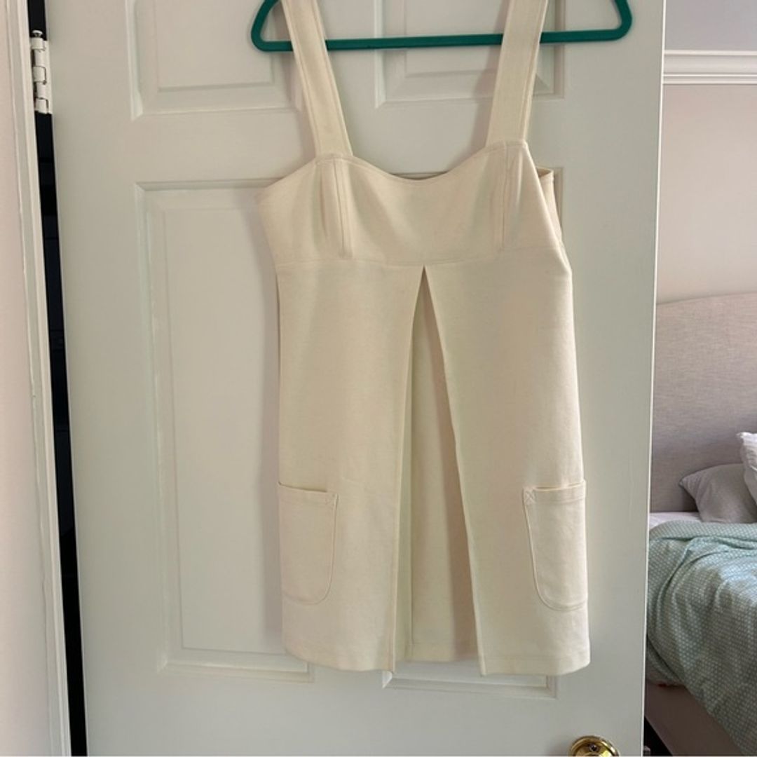 Diane von Furstenberg DVF Cream Mini Dress