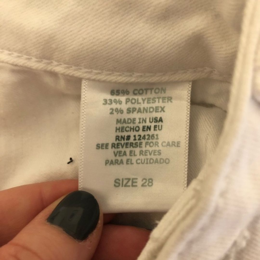 Rag & Bone White Skinny Jeans