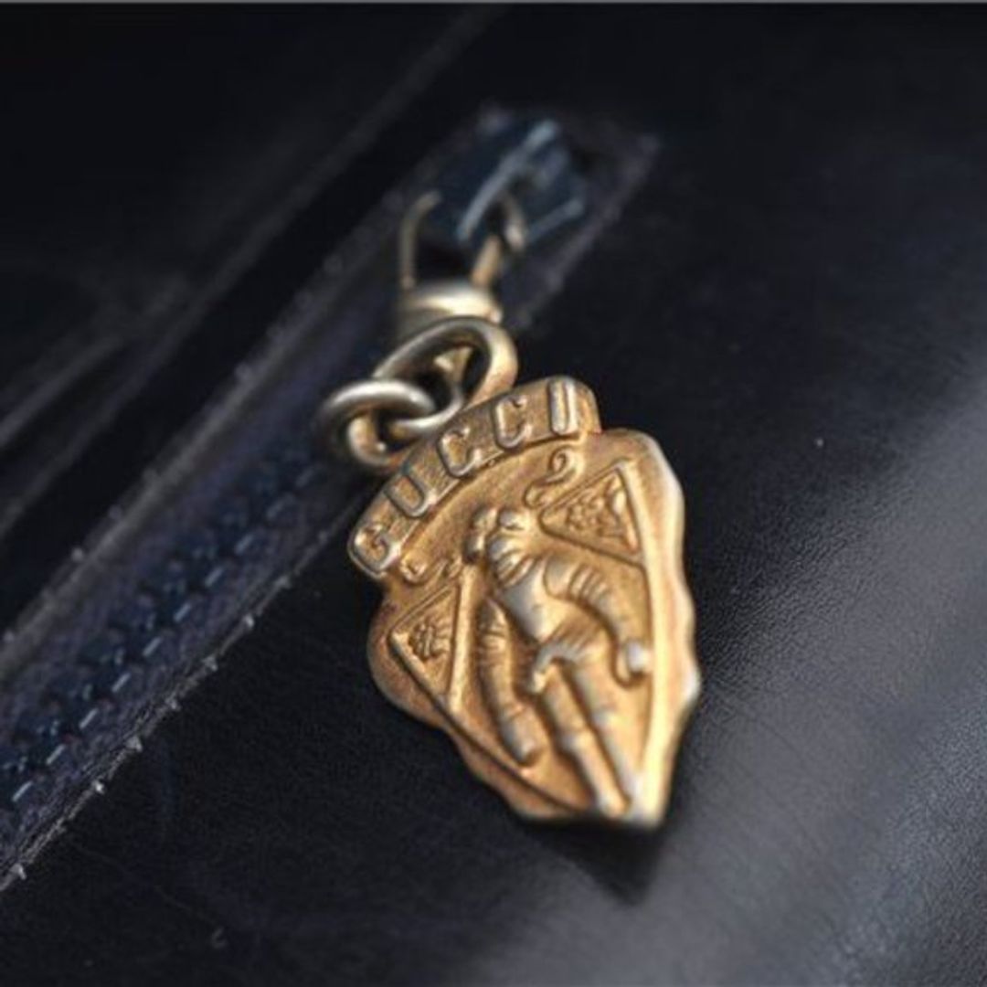 Gucci Square G Suede Flap Clutch Vintage