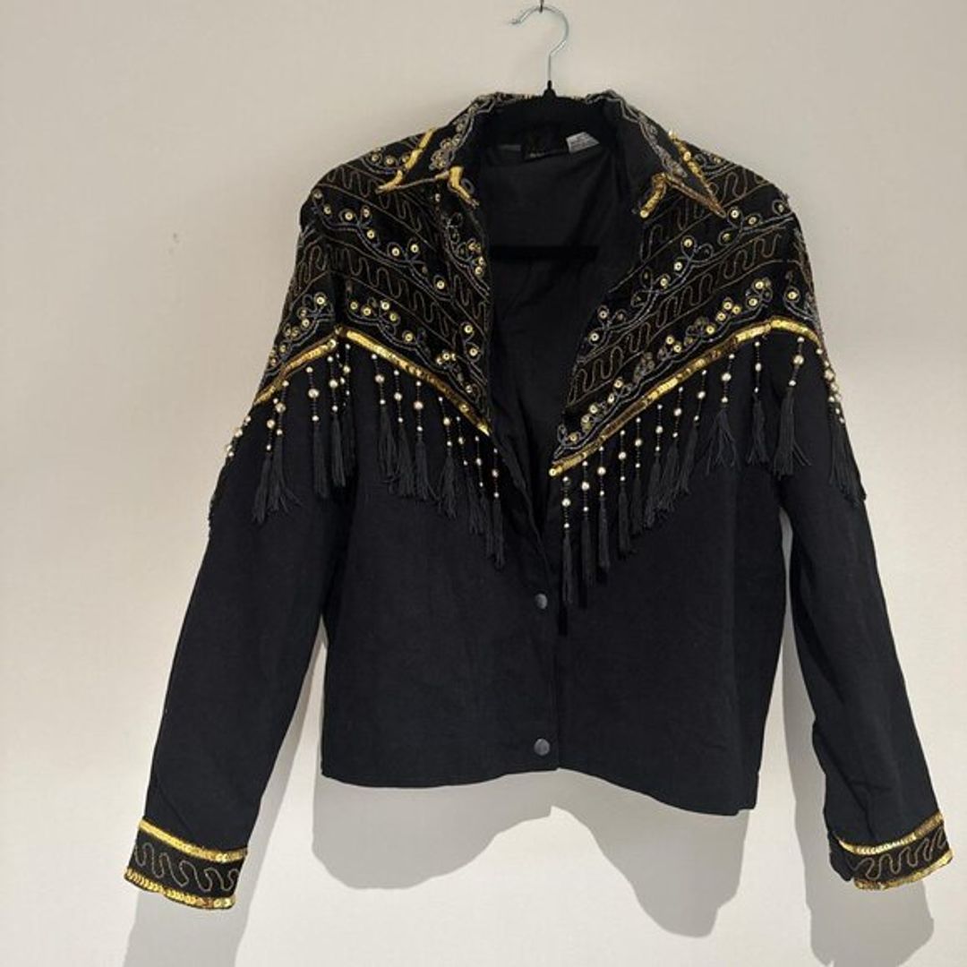 Unique Vintage Women's Black Jacket