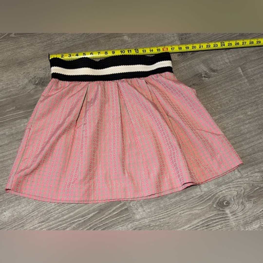 Maeve Pink Patterned Mini Skirt