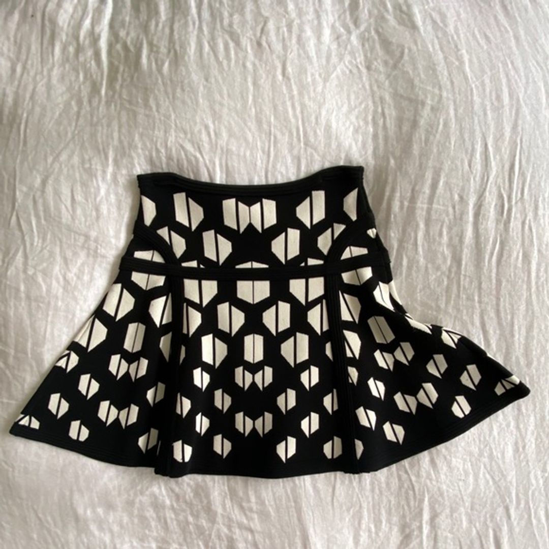 Diane Von Furstenberg Geometric Skirt- Small
