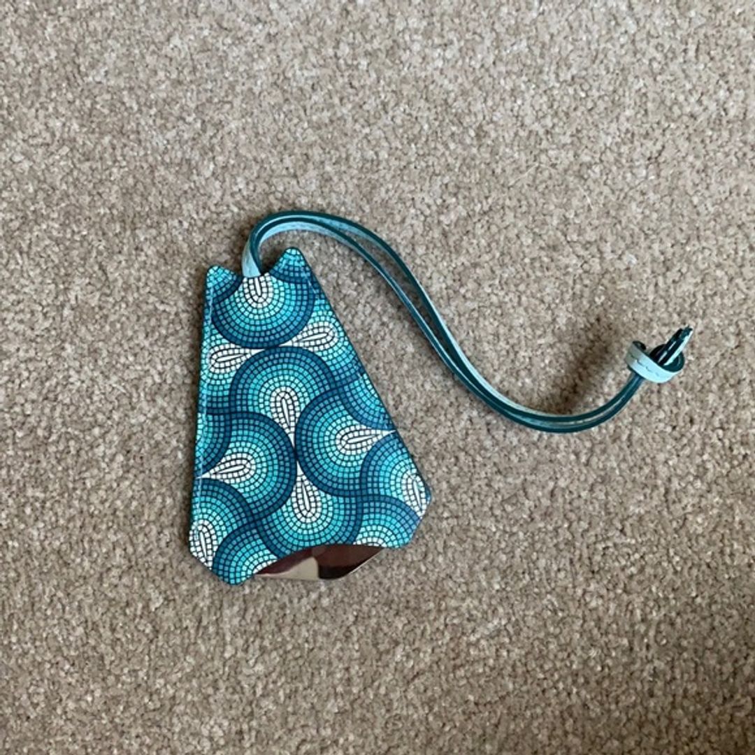 NWT Ametti Lapis Tag Travel Mirror