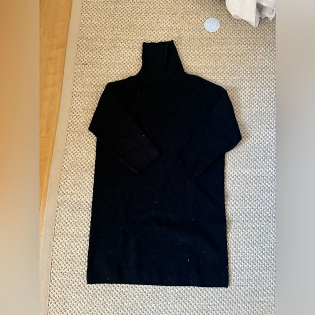 Pomander Place Black Noir Vivianne Sweater Mini Dress