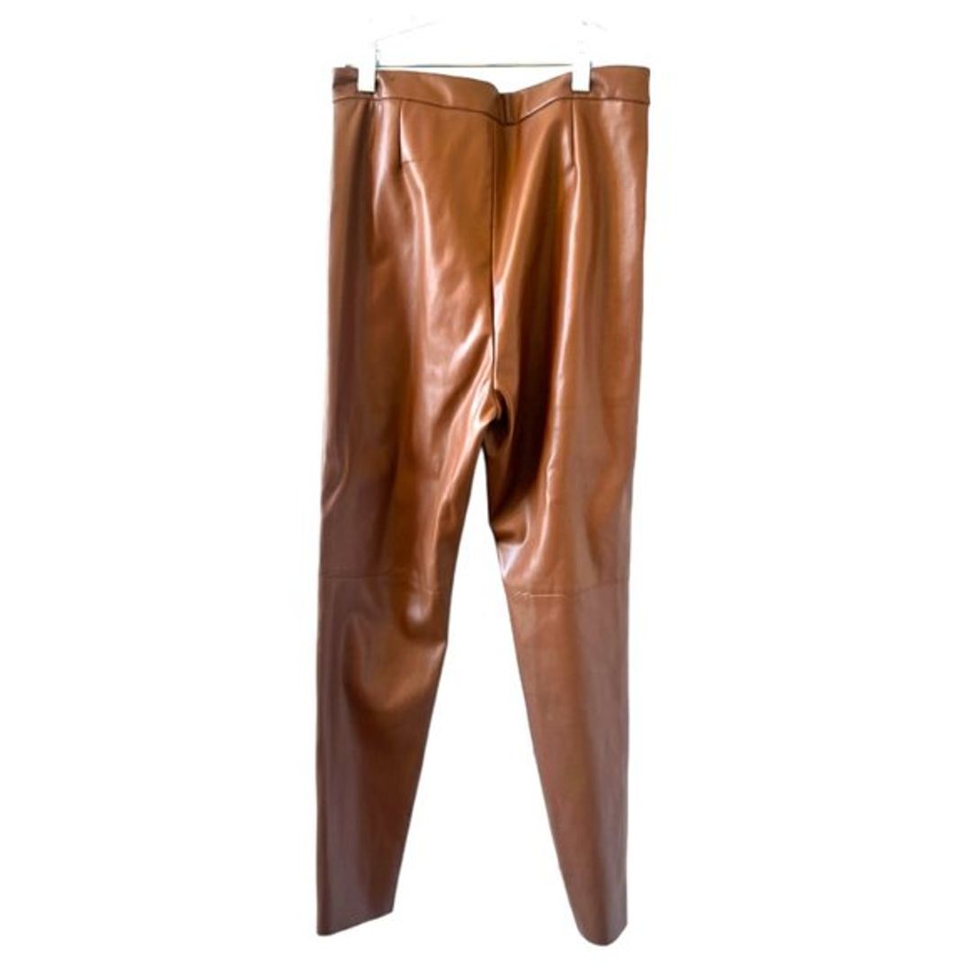 Zara FW20/21 Brown Faux Leather Leggings
