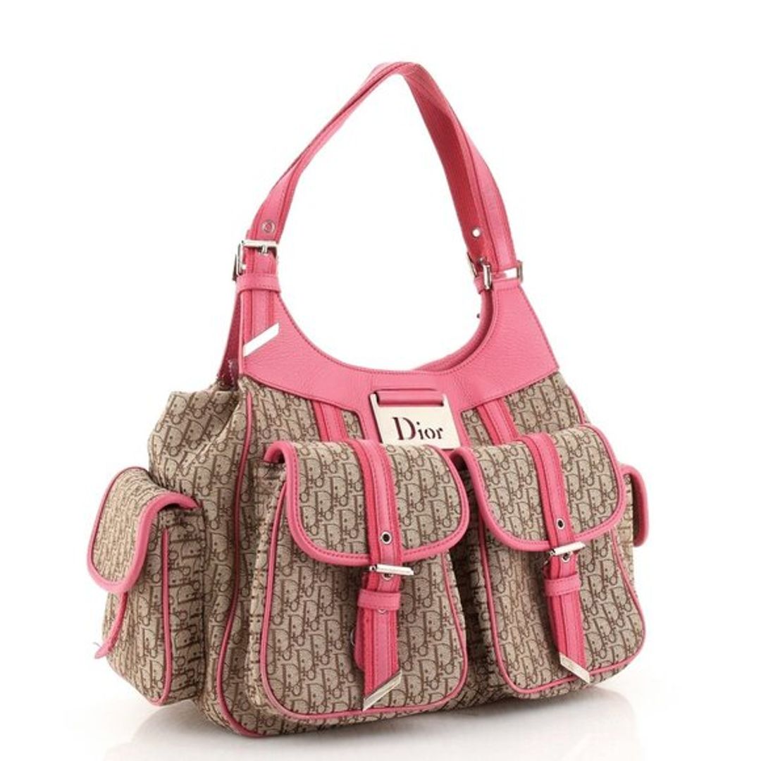 Multi Pocket Diorissimo Vintage Shoulder Bag