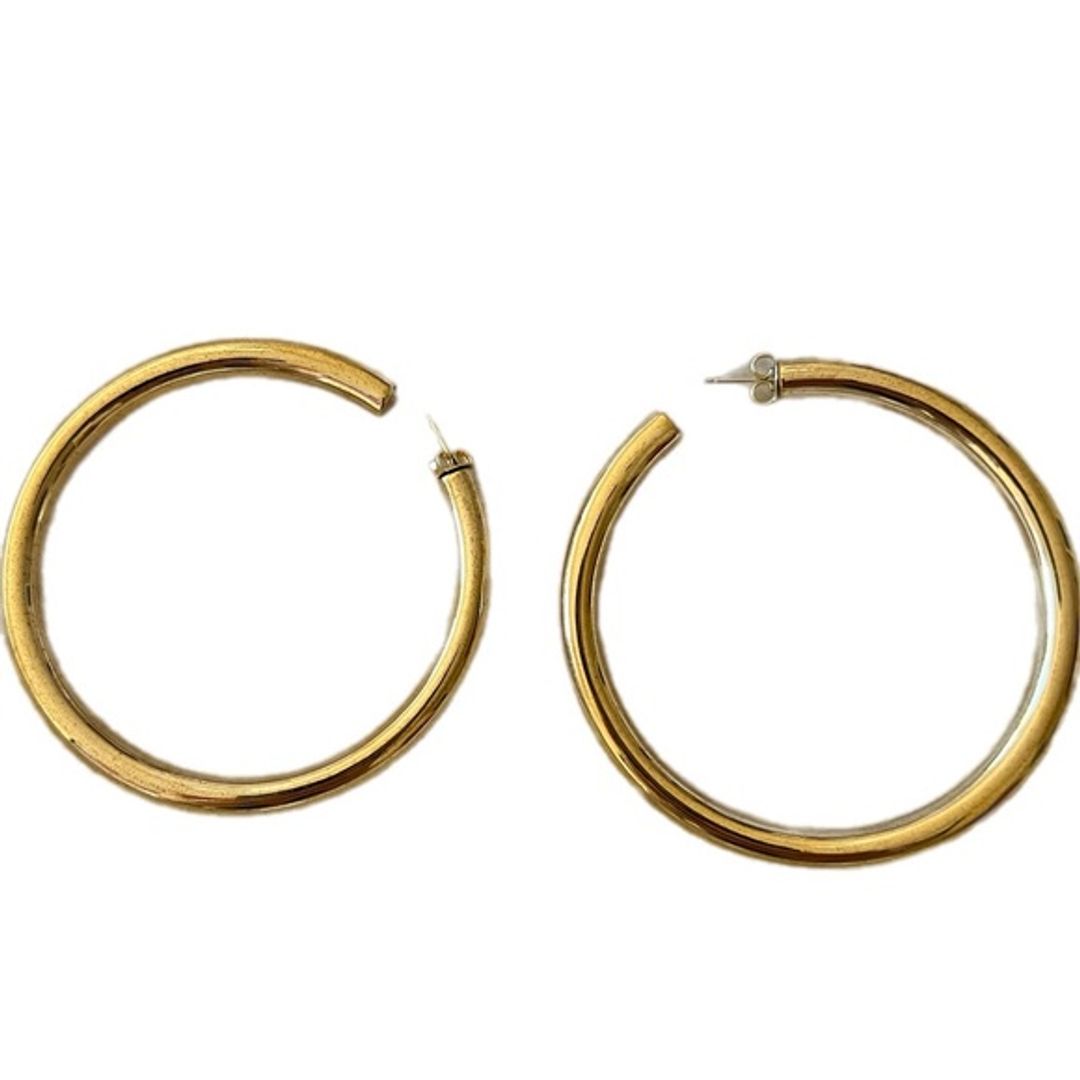 Jennifer Fisher Samira Gold Hoops 3"