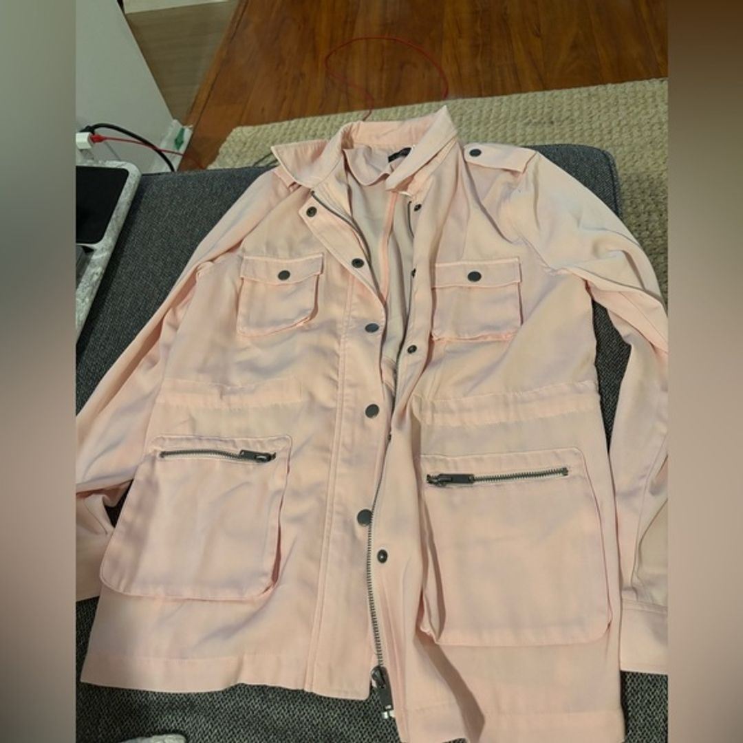 NWT Light Pink Utility Jacket