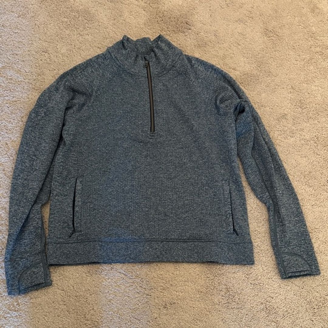 Lululemon athletica Women's Heathered Blue Tank Top