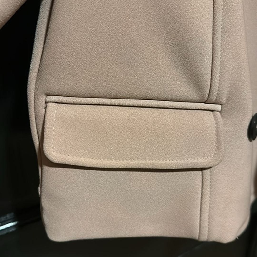 Zara Double Breasted Cropped Jacket #7